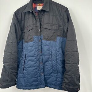 Timberland men's Utility Quilted Jacket OverShirt Shacket - Large